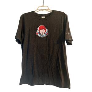 GUC Wendy's Restaurant This Chicken is Fire T Shirt Employee Uniform Size Large